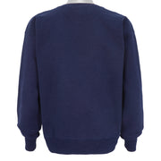 Nike - Blue Spell-Out Crew Neck Sweatshirt 1990s Large Vintage Retro