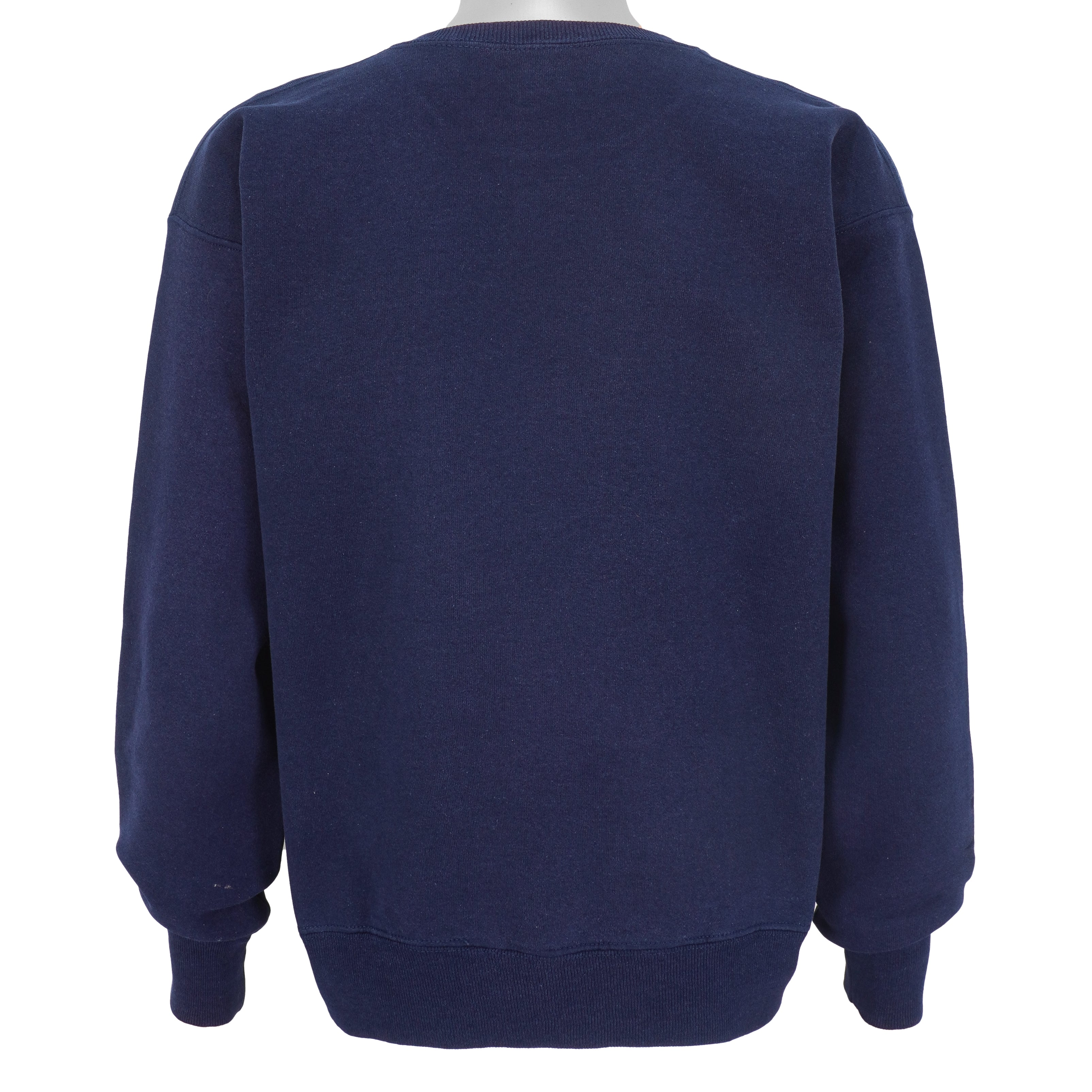 Nike - Blue Spell-Out Crew Neck Sweatshirt 1990s Large Vintage Retro
