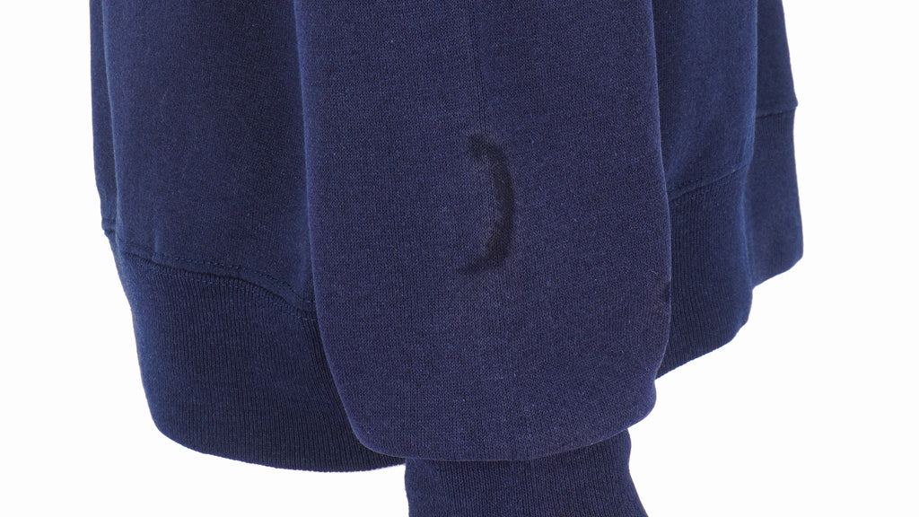 Nike - Blue Spell-Out Crew Neck Sweatshirt 1990s Large Vintage Retro