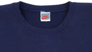 Nike - Blue Spell-Out Crew Neck Sweatshirt 1990s Large Vintage Retro