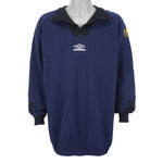 Umbro - Florida International Soccer 1/4 Zip Sweatshirt 1990s X-Large
