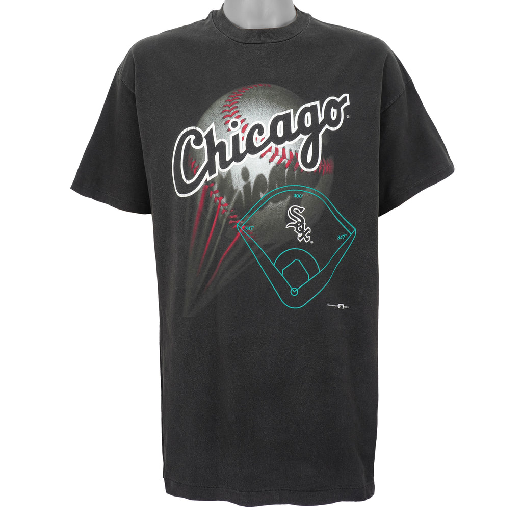 MLB (Hanes) - Chicago White Sox Big Logo T-Shirt 1995 X-Large Vintage Retro Baseball
