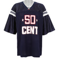 Vintage - Black 50 Cents Spell-Out Jersey 1990s XX-Large Vintage Retro