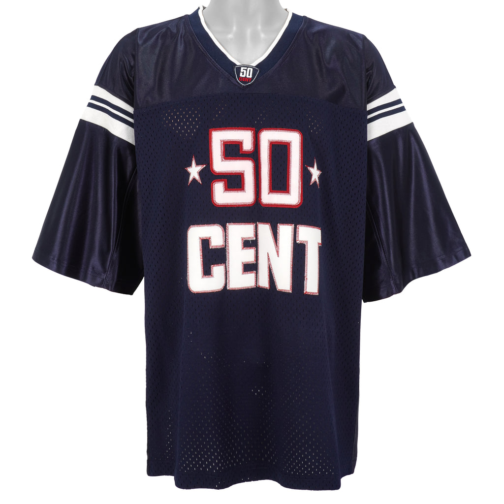 Vintage - Black 50 Cents Spell-Out Jersey 1990s XX-Large Vintage Retro
