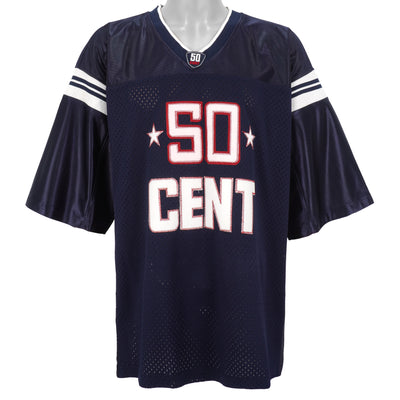 Vintage - Black 50 Cent Spell-Out Jersey 1990s XX-Large