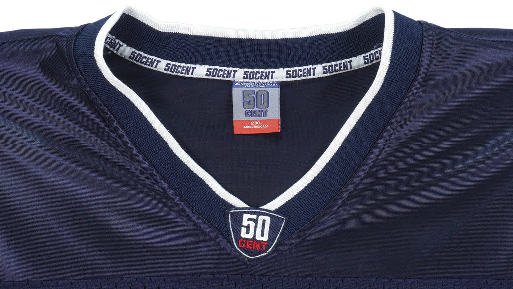 Vintage - Black 50 Cents Spell-Out Jersey 1990s XX-Large Vintage Retro