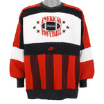 Nike - American Football  Embroidered Crew Neck Sweatshirt 1990s X-Large Vintage Retro