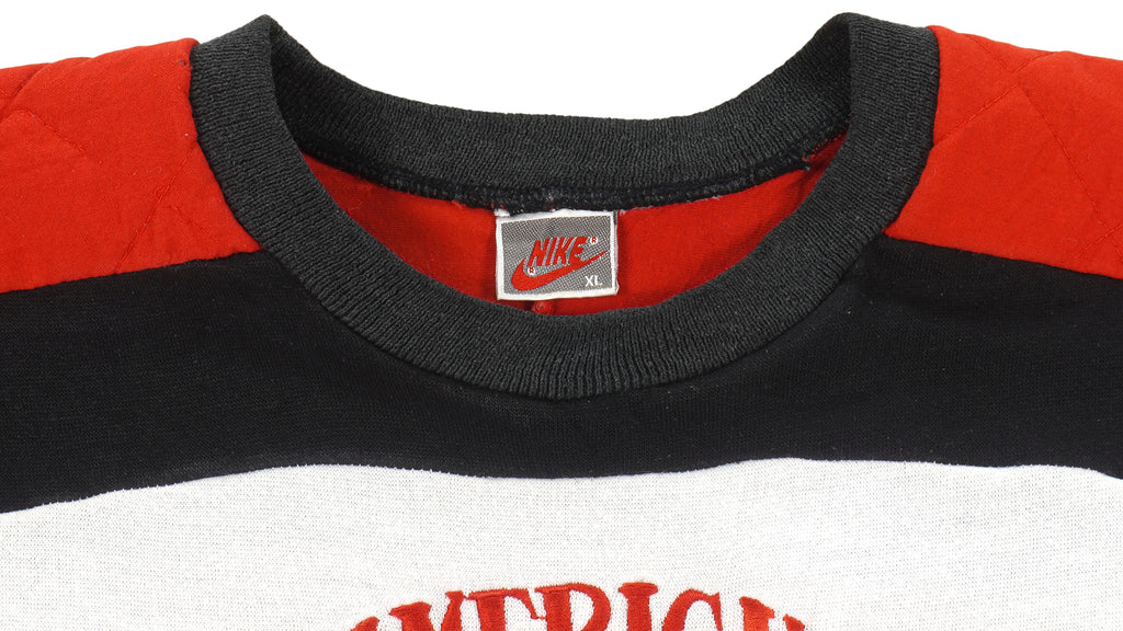 Nike - American Football  Embroidered Crew Neck Sweatshirt 1990s X-Large Vintage Retro