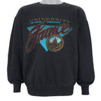 Vintage (H.L.Miler Gold) - University of France Crew Neck Sweatshirt 1990s Medium Vintage Retro