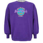 Vintage (Hard Rock) - Sydney Embroidered Crew Neck Sweatshirt 1990s X-Large