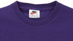 Nike - Purple Spell-Out T-Shirt 1990s Medium Vintage Retro
