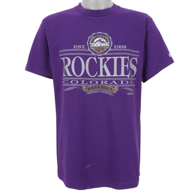 MLB (Trench) - Colorado Rockies T-Shirt 1992 Large