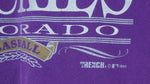 MLB (Trench) - Colorado Rockies T-Shirt 1992 Large Vintage Retro Baseball