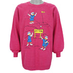 Vintage (Hanes) - Pink Golf Club Crew Neck Sweatshirt 1988 X-Large Vintage Retro
