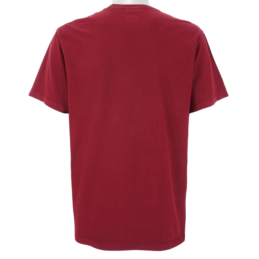 Nike - Red ACG Big Spell-Out  T-Shirt 1990s Medium Vintage Retro