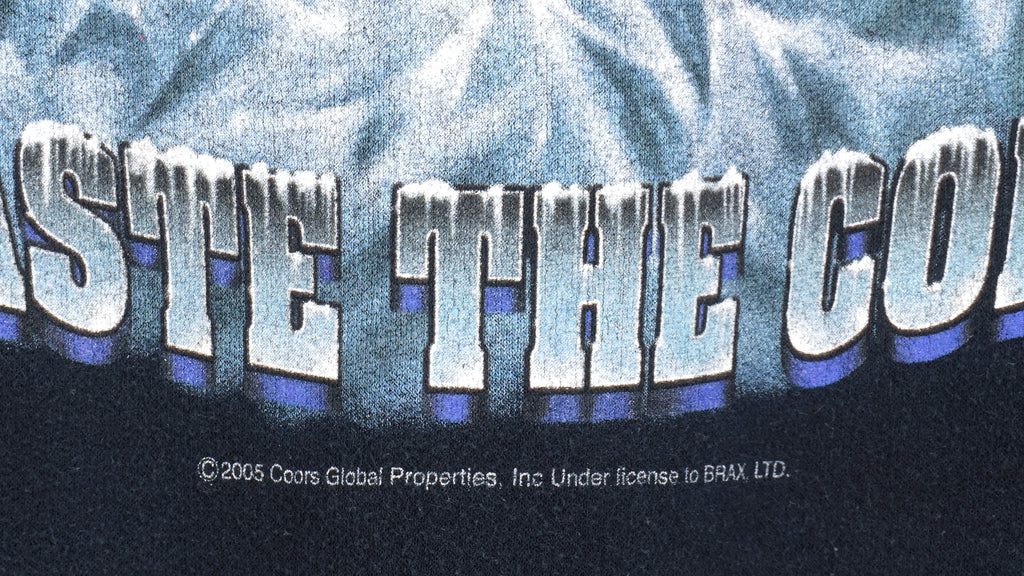 Vintage (Jerzees) - Coors Light Spell-Out Crew Neck Sweatshirt 2005 XX-Large Vintage Retro