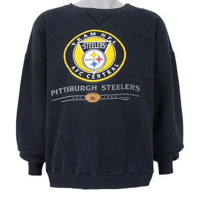 NFL (Salem) - Pittsburgh Steelers Crew Neck Sweatshirt 1993 X-Large