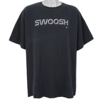 Nike - Black Swoosh T-Shirt 1990s 3X-Large Vintage Retro