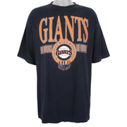 MLB (Logo 7) - San Francisco Giants Spell-Out T-Shirt 1992 X-Large Vintage Retro Baseball
