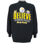 NFL (Salem) - Pittsburgh Steelers Crew Neck Sweatshirt 1995 Large