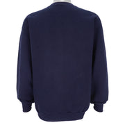 NFL (Logo 7) - Dallas Cowboys Spell-Out Crew Neck Sweatshirt 1990s Large Vintage Retro Football