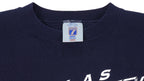 NFL (Logo 7) - Dallas Cowboys Spell-Out Crew Neck Sweatshirt 1990s Large Vintage Retro Football