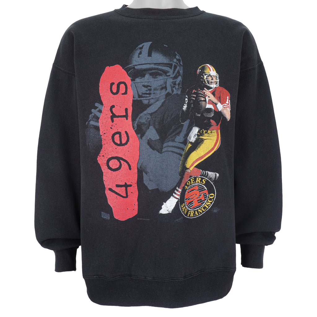 NFL (Salem) - San Francisco 49ers Big Logo Sweatshirt 1990s X-Large Vintage Retro Football