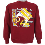 NFL (Trench) - Washington Redskins World Champs Crew Neck Sweatshirt 1992 Medium Vintage Retro Football