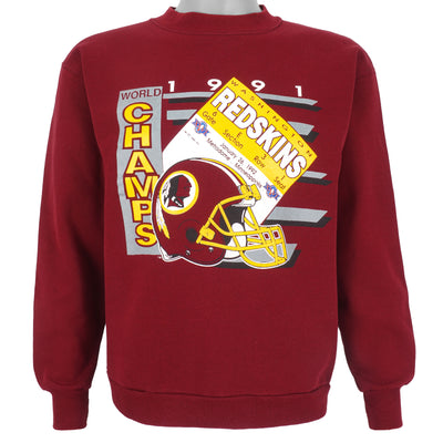 NFL (Trench) - Washington Redskins World Champs Crew Neck Sweatshirt 1992 Medium
