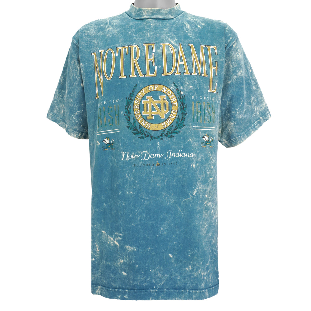 NCAA (Galt Sand) - Notre Dame Fighting Irish T-Shirt 1990s Large Vintage Retro Football