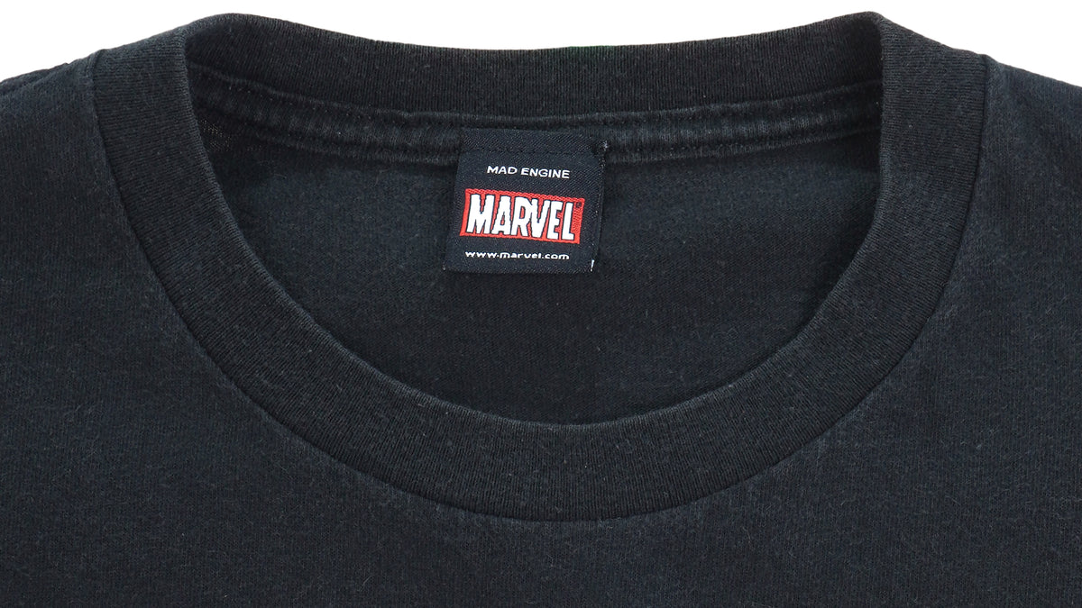 Marvel - Black Spiderman and Friends T-Shirt X-Large Vintage Retro