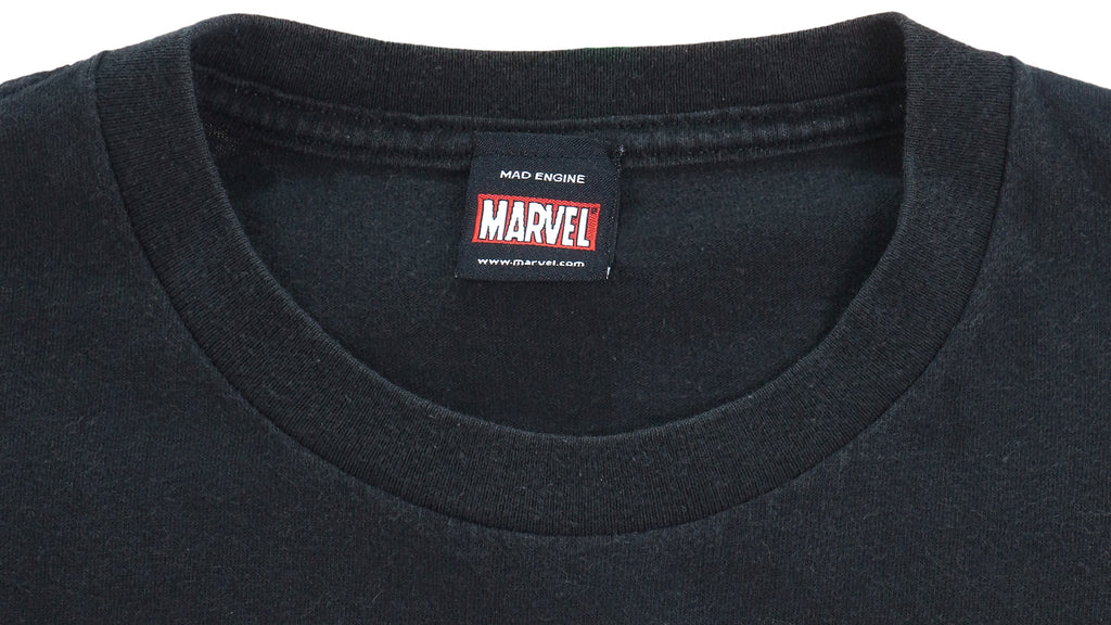 Marvel - Black Spiderman and Friends T-Shirt X-Large Vintage Retro