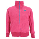 Nike - Pink Fleece Zip-Up Sweatshirt 1990s Medium Vintage Retro