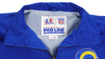 NFL (Pro Line) - St. Louis Rams Big Logo Windbreaker 1990s Large Vintage Retro Football