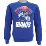 NFL (Jerzees) - New York Giants Spell-Out Sweatshirt 1986 Small Vintage Retro Football