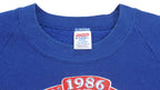 NFL (Jerzees) - New York Giants Spell-Out Sweatshirt 1986 Small Vintage Retro Football