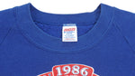 NFL (Jerzees) - New York Giants Spell-Out Sweatshirt 1986 Small Vintage Retro Football