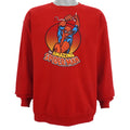 Marvel - Red The Amazing Spiderman Crew Neck Sweatshirt Large Vintage Retro