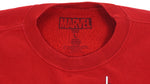 Marvel - Red The Amazing Spiderman Crew Neck Sweatshirt Large Vintage Retro