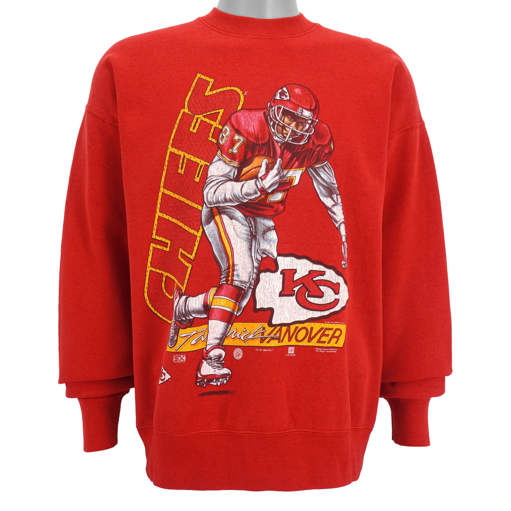 NFL - Chiefs Tamarick Vanover #87 Crew Neck Sweatshirt 1996 Large Vintage Retro Football