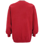 Nike - Red Big Spell-Out Crew Neck Sweatshirt 1990s Large Vintage Retro