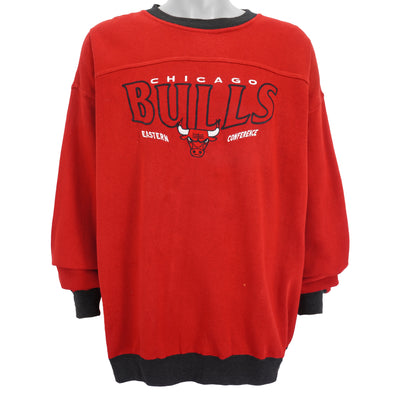 NBA (Lee) - Chicago Bulls Big Spell-Out Crew Neck Sweatshirt 1990s XX-Large