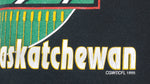 CFL - Grey Cup Regina, Saskatchewan Spell-Out T-Shirt 1995 Small Vintage Retro Football
