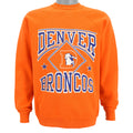 NFL (Artex) - Denver Broncos Crew Neck Sweatshirt 1990s Medium Vintage Retro Football