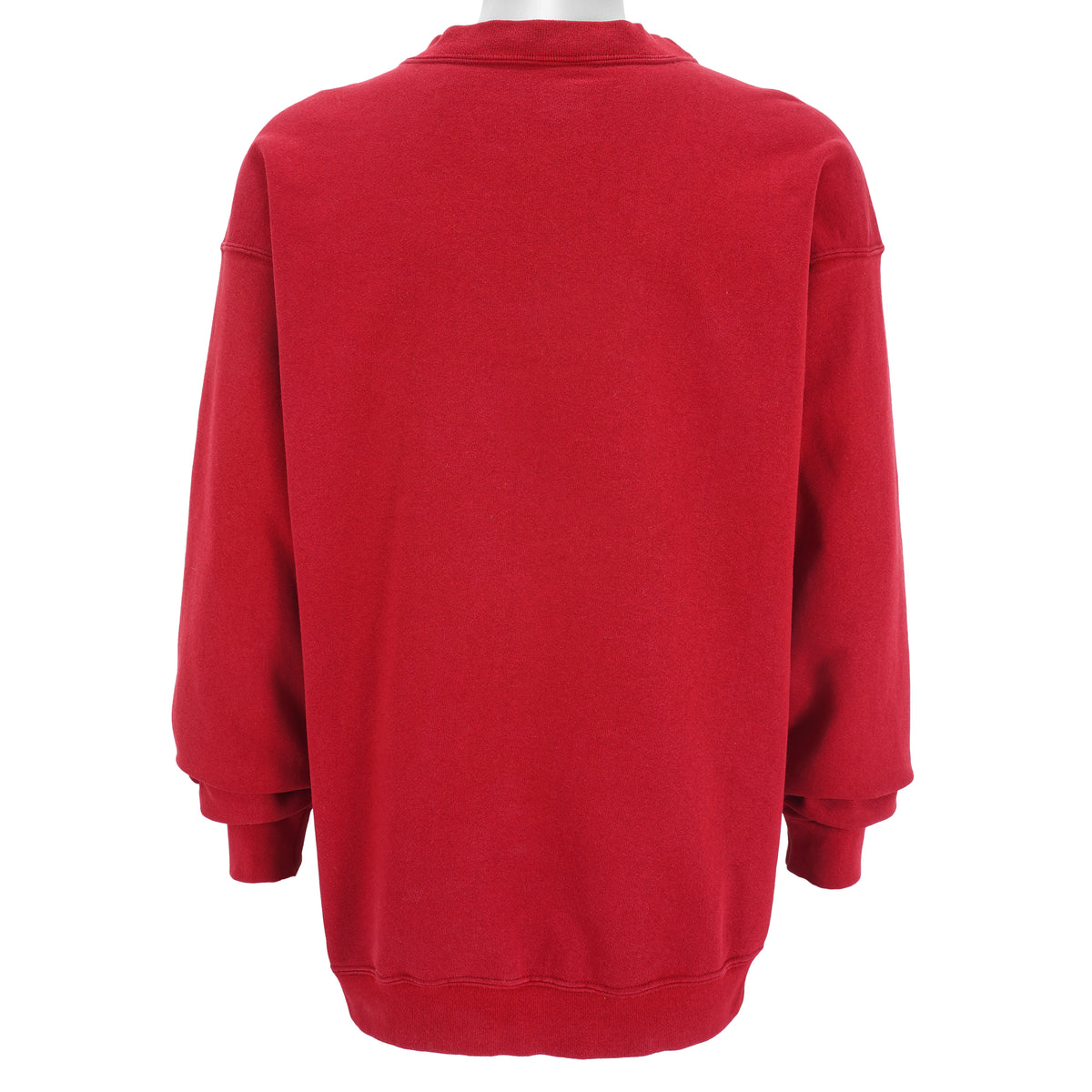 Nike - Red Classic Crew Neck Sweatshirt 1990s Large Vintage Retro
