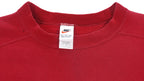Nike - Red Classic Crew Neck Sweatshirt 1990s Large Vintage Retro
