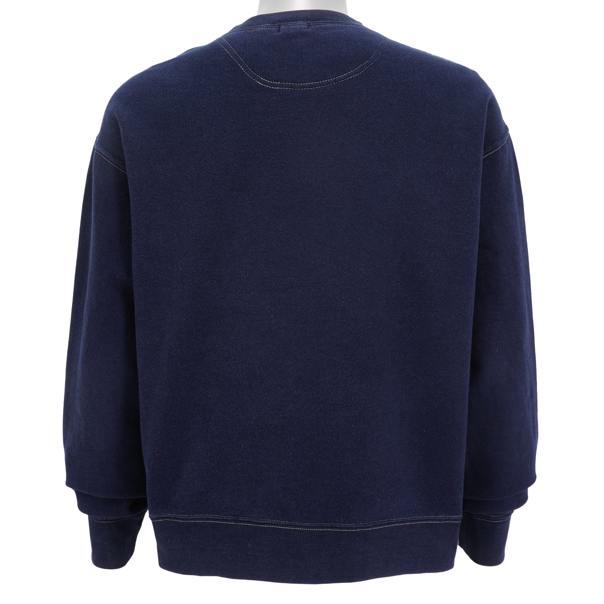 Calvin Klein - Blue Spell-Out Crew Neck Sweatshirt 1990s X-Large Vintage Retro