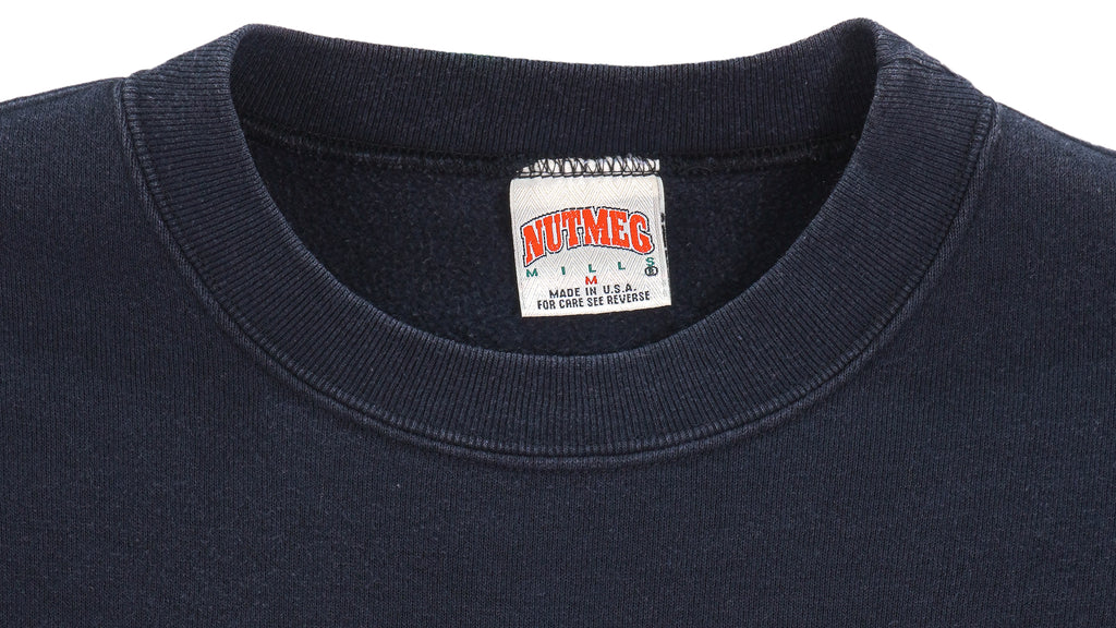 NHL (Nutmeg) - Pittsburgh Penguins Crew Neck Sweatshirt 1990s Medium Vintage Retro Hockey
