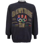 Vintage (Hanes) - USA Olympic Training Team Spell-Out Crew Neck Sweatshirt 1996 X-Large Vintage Retro