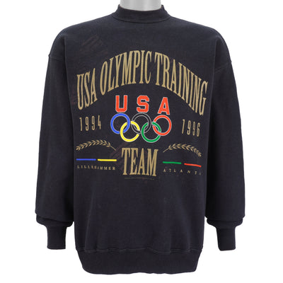Vintage (Hanes) - USA Olympic Training Team Spell-Out Crew Neck Sweatshirt 1996 X-Large